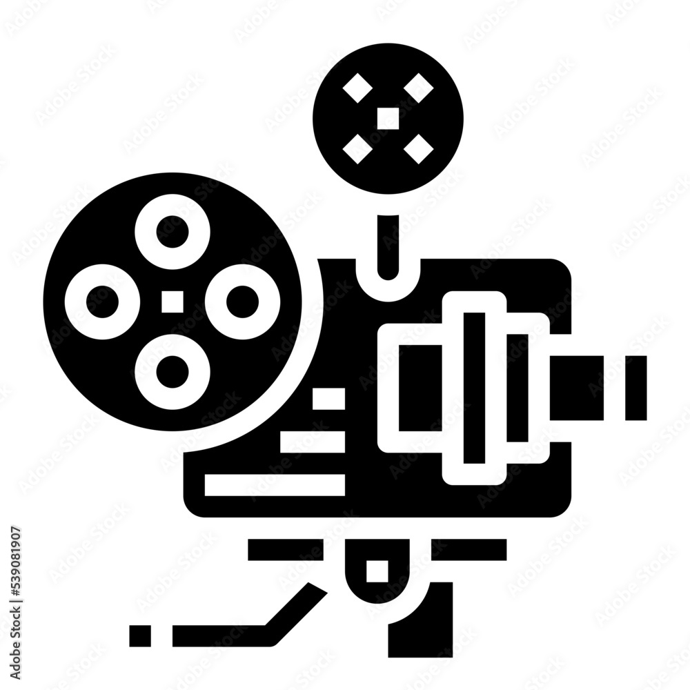 projector glyph icon