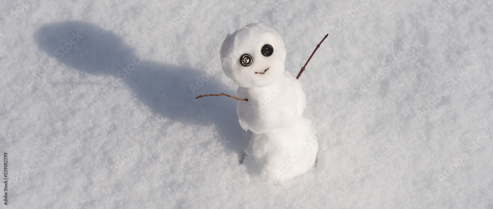 Snow man in winter banner. Christmas snowman. New year element. Christmas Greeting Card with snowman. Snow man in winter banner. Christmas snowman. New year element. Christmas Greeting Card with snowman.