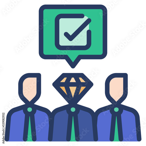 talent selection icon
