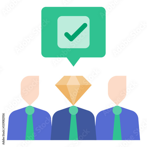 talent selection icon