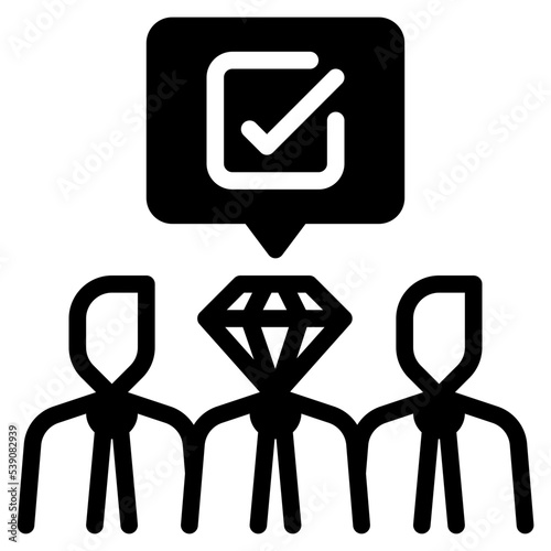 talent selection icon