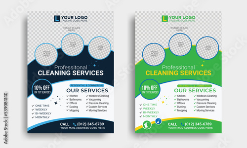 house cleaning services flyer