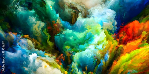 colorful splash background © Parag