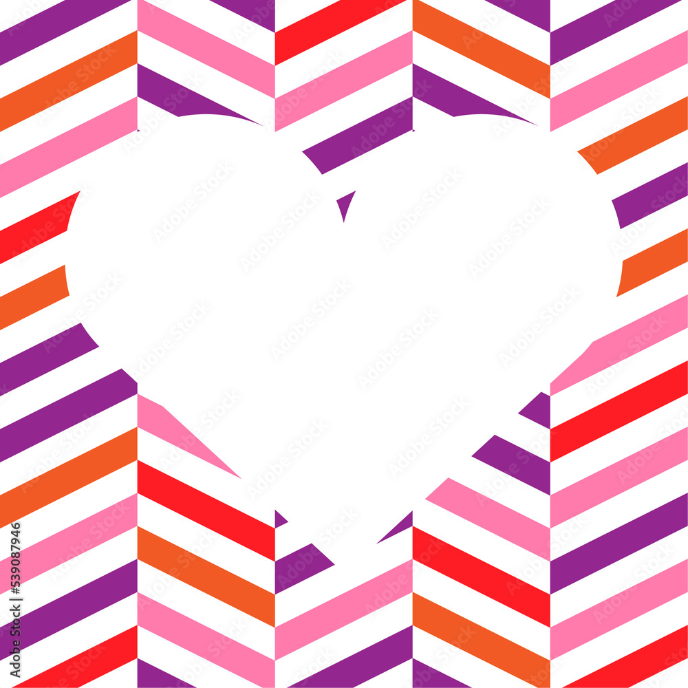 Obraz premium Pattern colorful hearts on white background. Color pattern with hearts. Space pattern hearts. Backdrop for valentines day or card love.