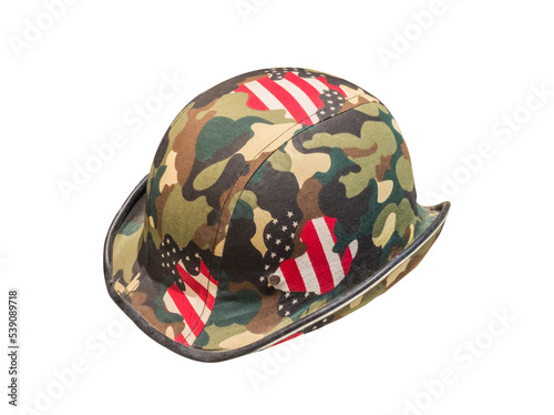 helmet military isolated.