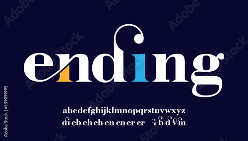 modern luxury calligraphy alphabet small letter logo design
