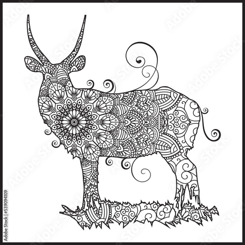 Vector illustration decorative Animal on white background