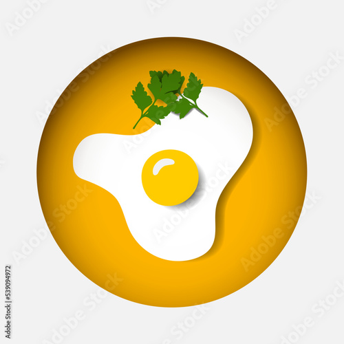 Delicious fried egg