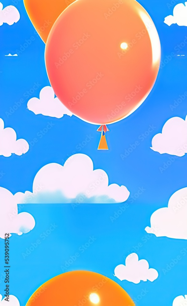 Obraz premium Colorful balloons ,Festive or party balloons background