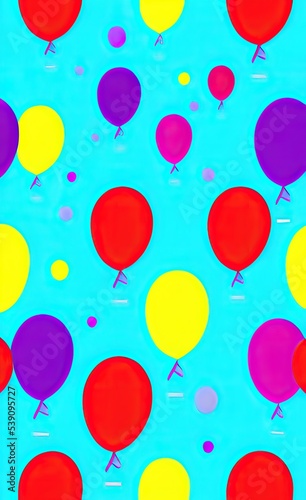 Colorful balloons  Festive or party  balloons background