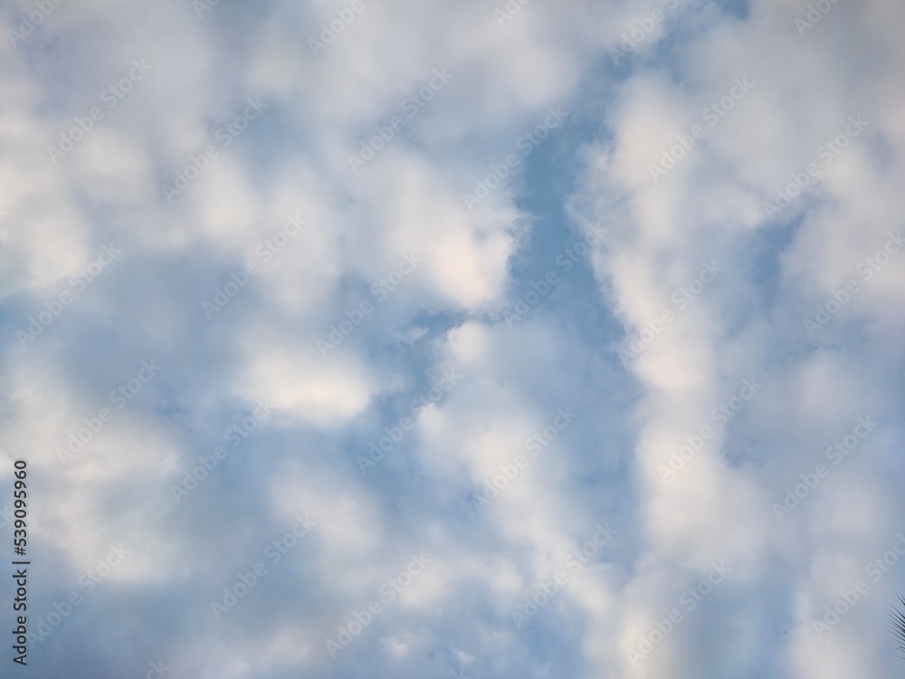 Obraz premium blue sky with clouds