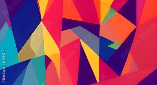 Abstract geometric pattern design in retro style. illustration.