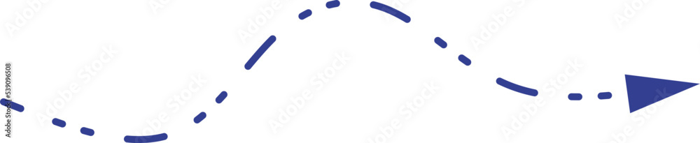 Obraz premium Arrows curve shape vector