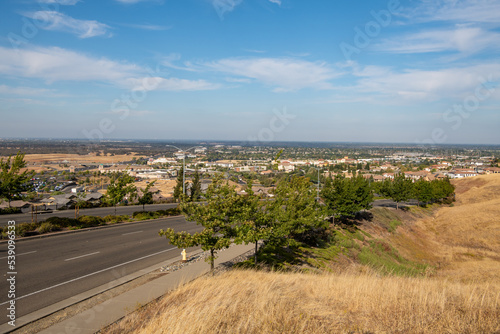 Looking down the hill at El Dorado Hills, California. 