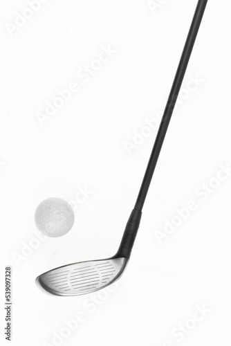 golf club isolated on white background photo