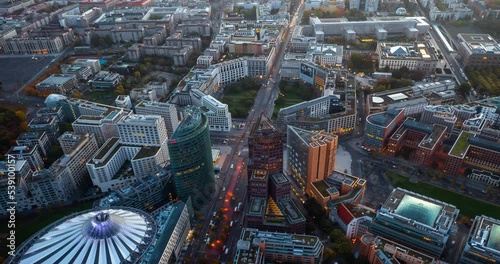 Der Potsdamer Platz  in Berlin, Deutschland.