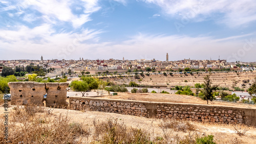 View at the Meknes town - Morocco