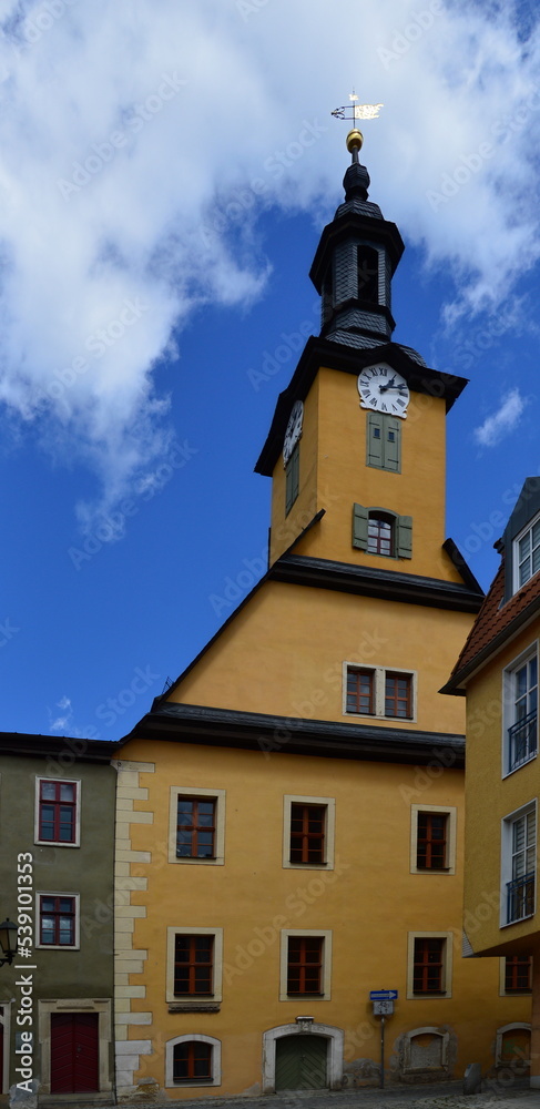 Historical Building in the Old Town of Rudolstadt, Thuringia