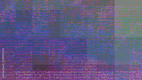 Abstract iridescent glitch art texture background image.