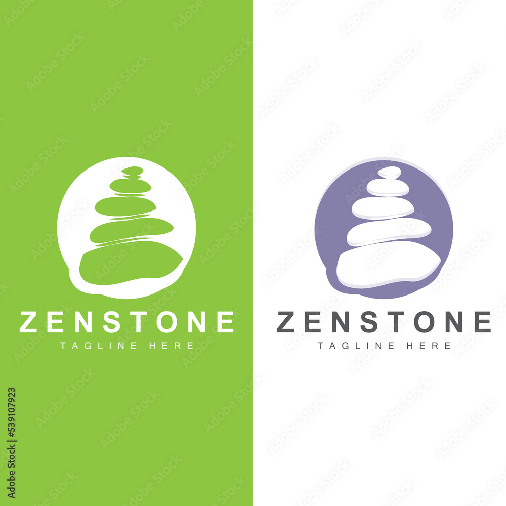 Balance Stone Logo Design, Vector Therapy Stone, Massage Stone, Hot Stone And Zenstone, Product Brand Illustration Balance Stone Logo Design, Vector Therapy Stone, Massage Stone, Hot Stone And Zenstone, Product Brand Illustration