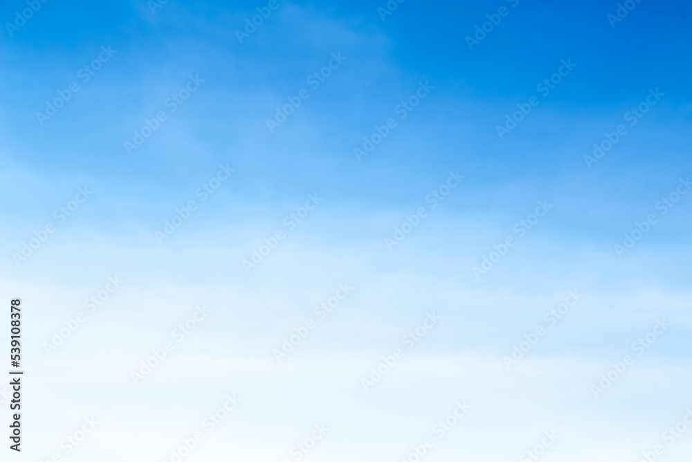 Fototapeta premium Cloud sky blue soft background with light breeze patterns