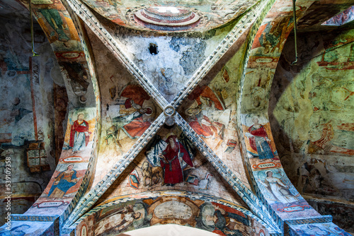 Romanesque church in Salardu, Val d'Aran, Spain photo