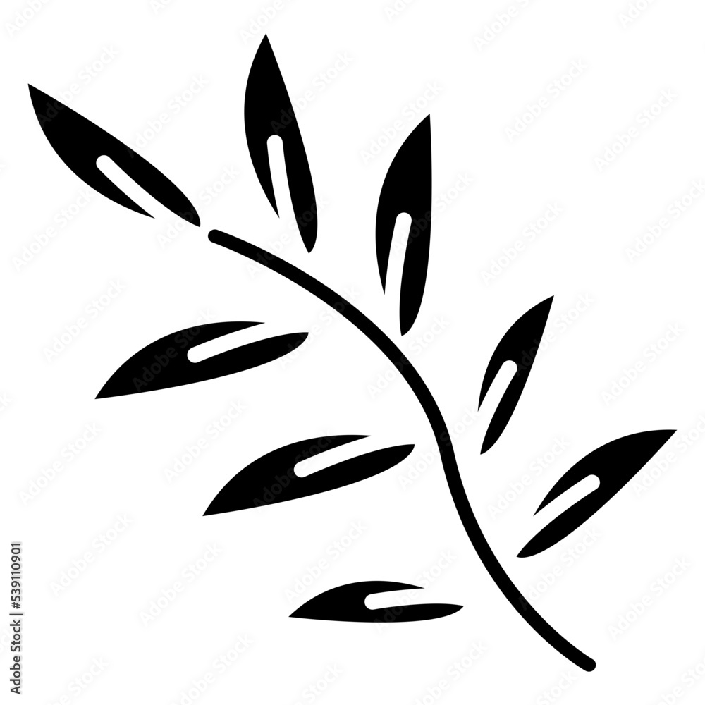 twigs and leaves icon