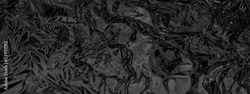Abstract black and white fabric texture, black crumbled paper with stains, black marble texture, black grunge texture with stains, black and white foil background for creative design and wallpaper.	