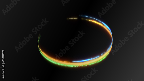 Abstract Glow Line Background