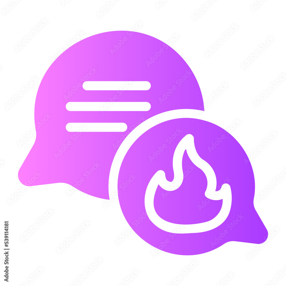 viral gradient icon viral gradient icon
