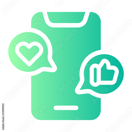 reaction gradient icon