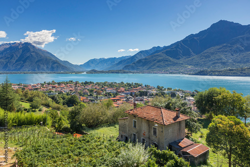 View over Domaso and the northern part of Lake Como photo