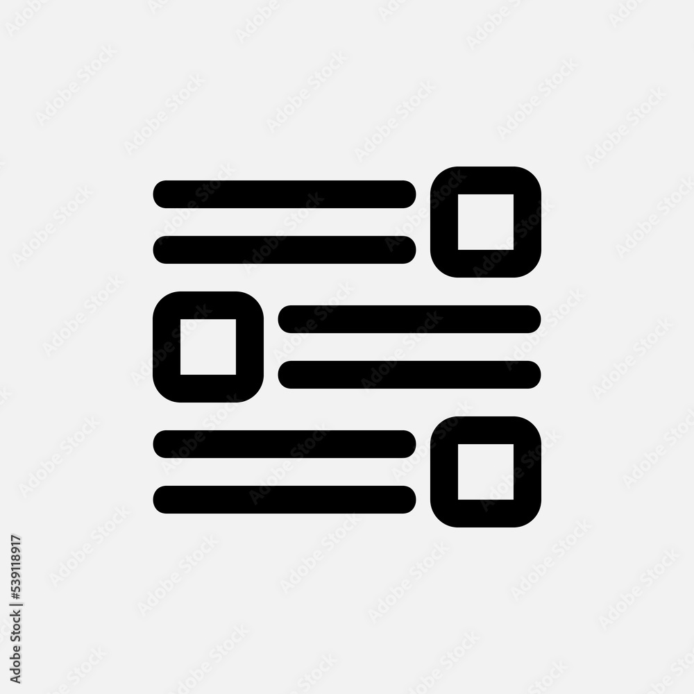 Layout icon in line style, use for website mobile app presentation Layout icon in line style, use for website mobile app presentation