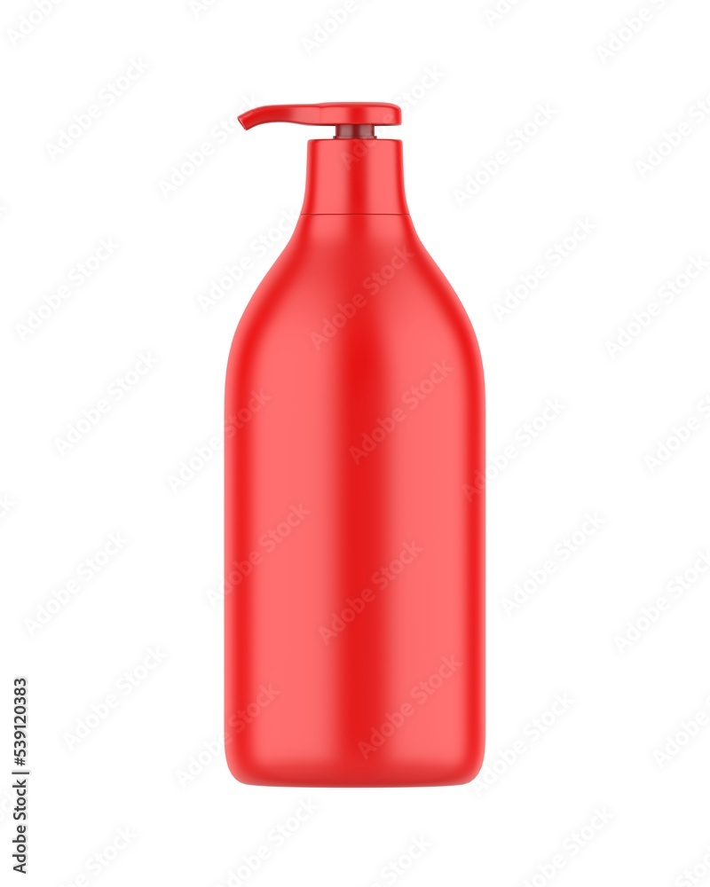Blank pump cosmetic container mockup, 3d render illustration. Blank pump cosmetic container mockup, 3d render illustration.