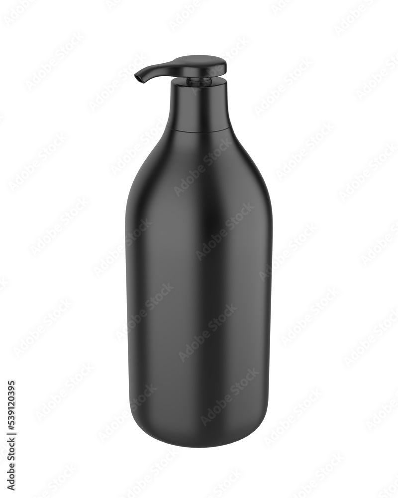 Blank pump cosmetic container mockup, 3d render illustration. Blank pump cosmetic container mockup, 3d render illustration.