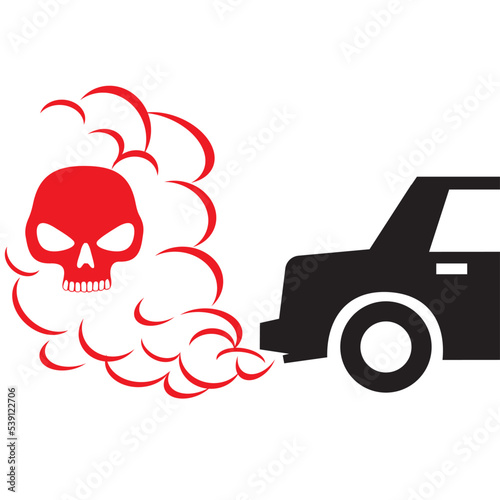 car pollution with gasoline diesel engines