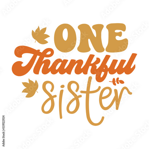 One thankful sister  Retro