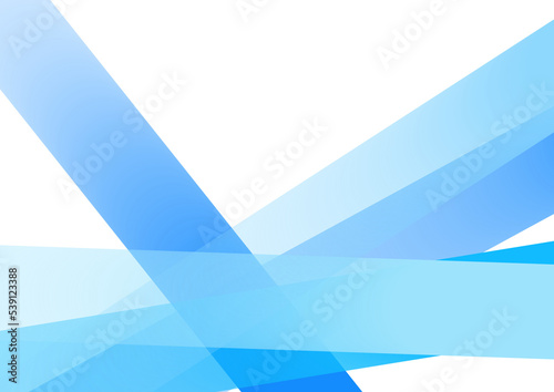 Blue abstract lines isolated