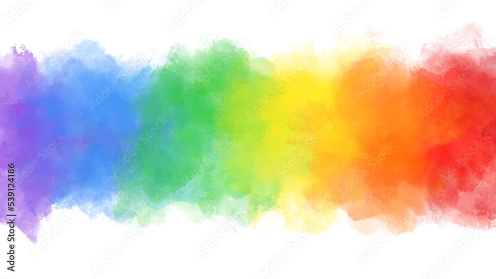 Obraz premium 手描きのカラーグラデーション背景