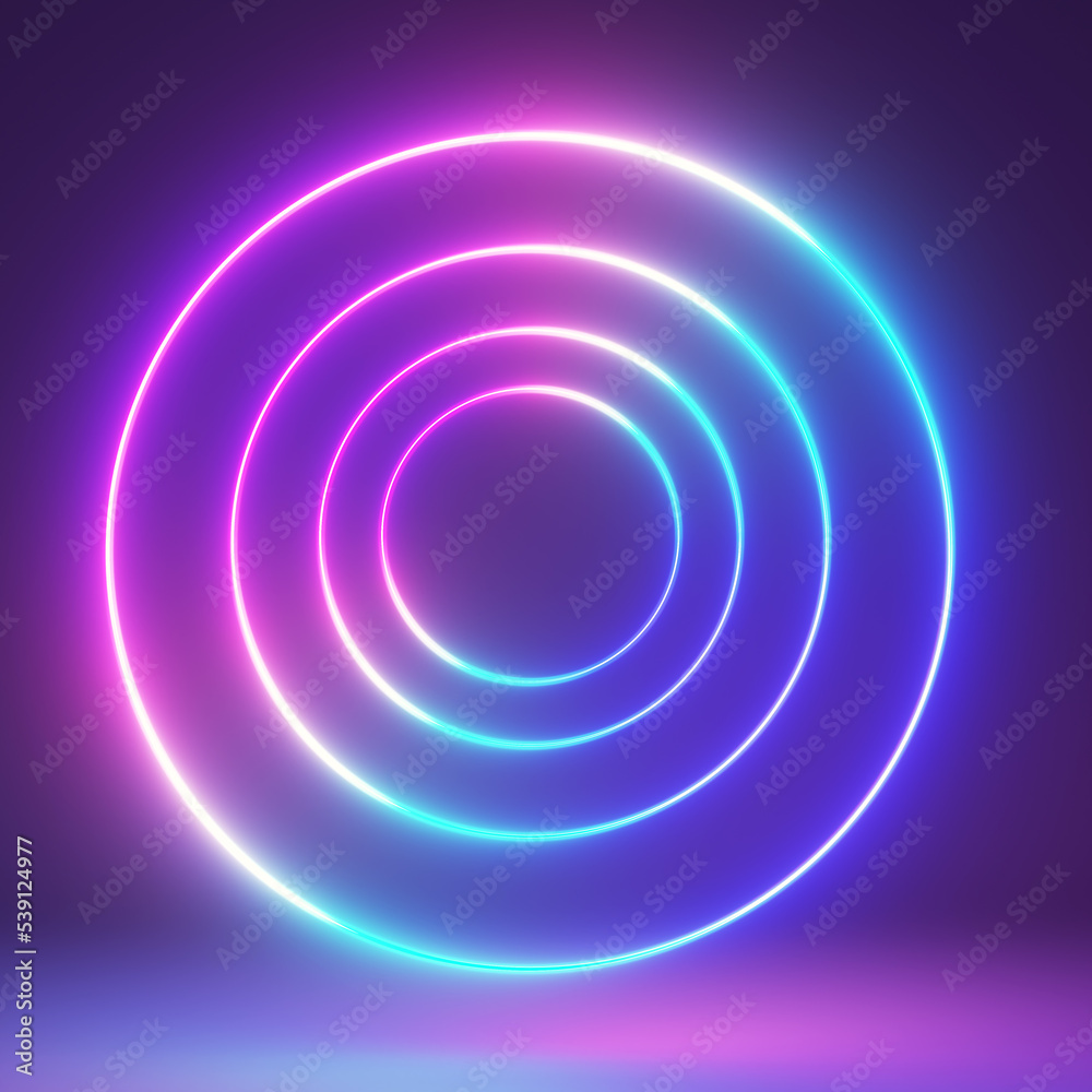 3d rendered illustration of an abstract neon background 3d rendered illustration of an abstract neon background