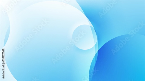 Cyan blue circles abstract futuristic glowing background