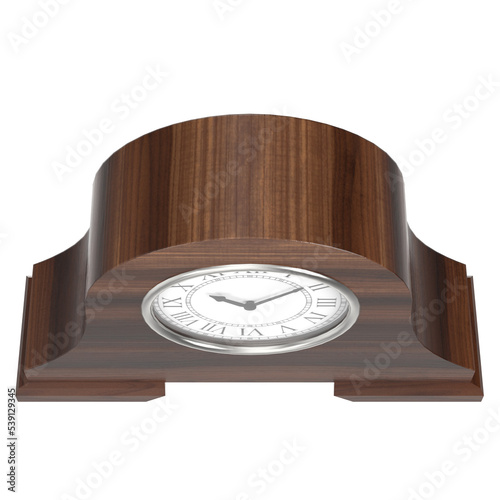 3d rendering illustration of a fireside clock