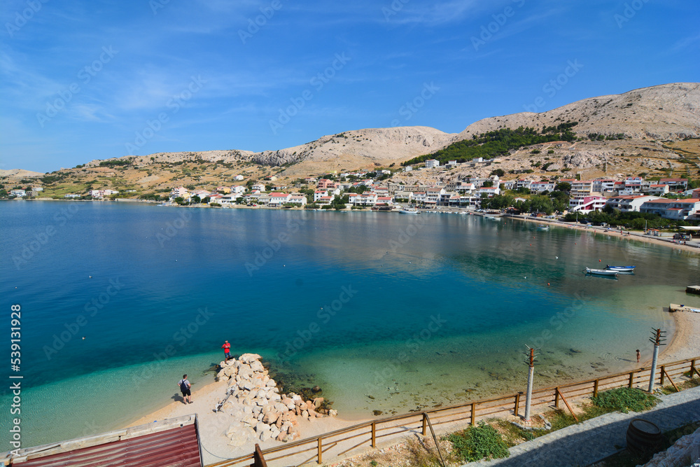 metanja bella località balneare dell'isola di pag in croazia