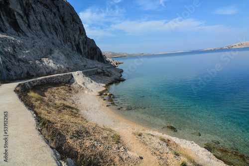 metanja bella località balneare dell'isola di pag in croazia photo