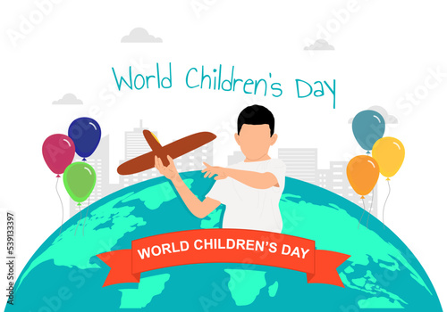 World children day backgrou...