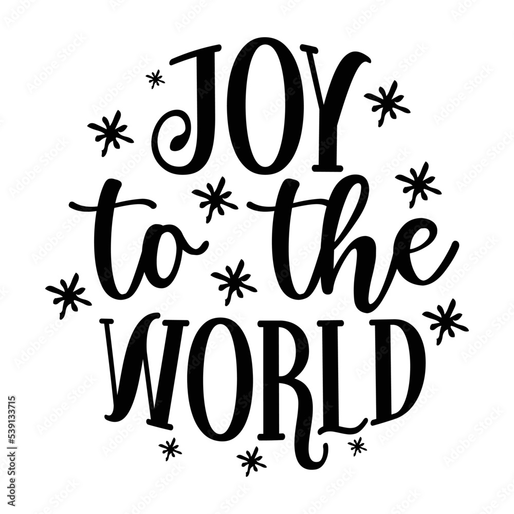 Joy to the world svg Stock ベクター | Adobe Stock