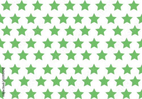 Popular Abstract green Star Pattern Background Vector Print on the wall or the tablecloth and handkerchief.
