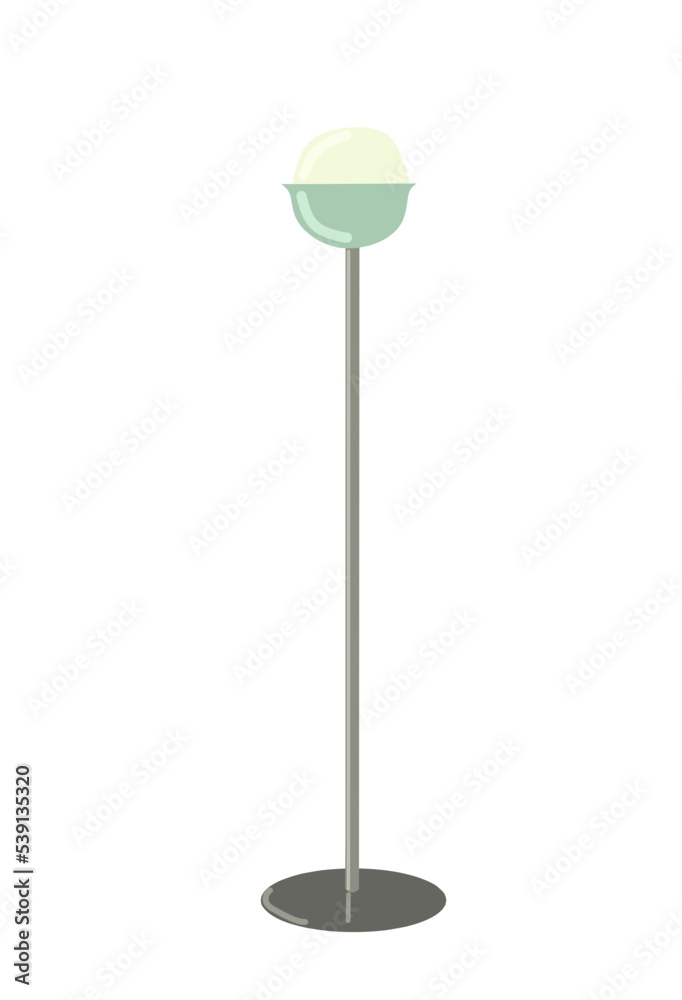 green lamp isolated on white green lamp isolated on white