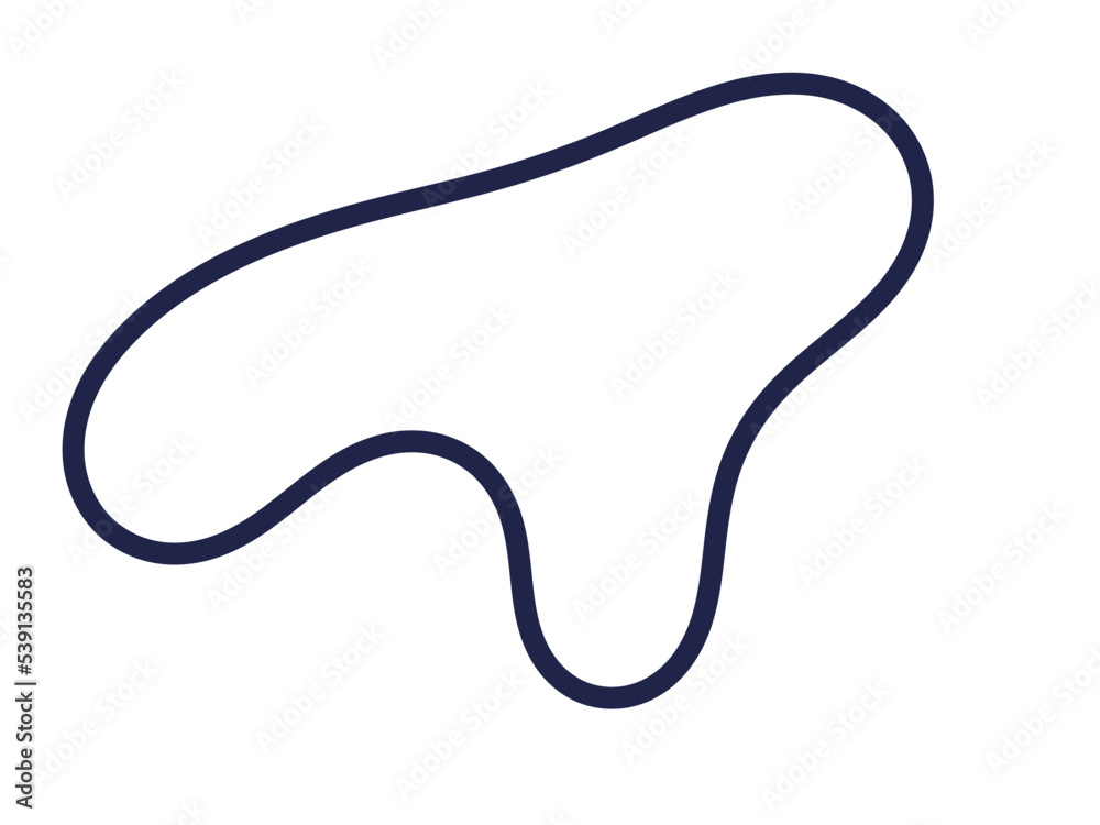 Hand drawn Abstract Blob line art Hand drawn Abstract Blob line art