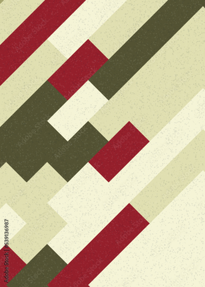 Abstract Geometric Pattern generative computational art illustration